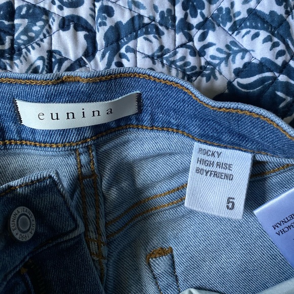 eunina Denim - Rocky high ride boyfriend jeans